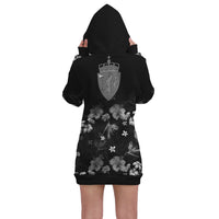 Norway Hoodie Dress Special Hibiscus RLT12 - Wonder Print Shop