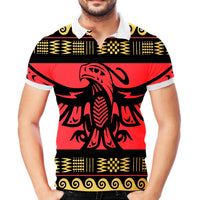 Red Phoenix Native American Polo T Shirt 3D LT10 - Wonder Print Shop