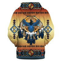 Blue Thunderbird Native American 3D Hoodie LT10 - Wonder Print Shop