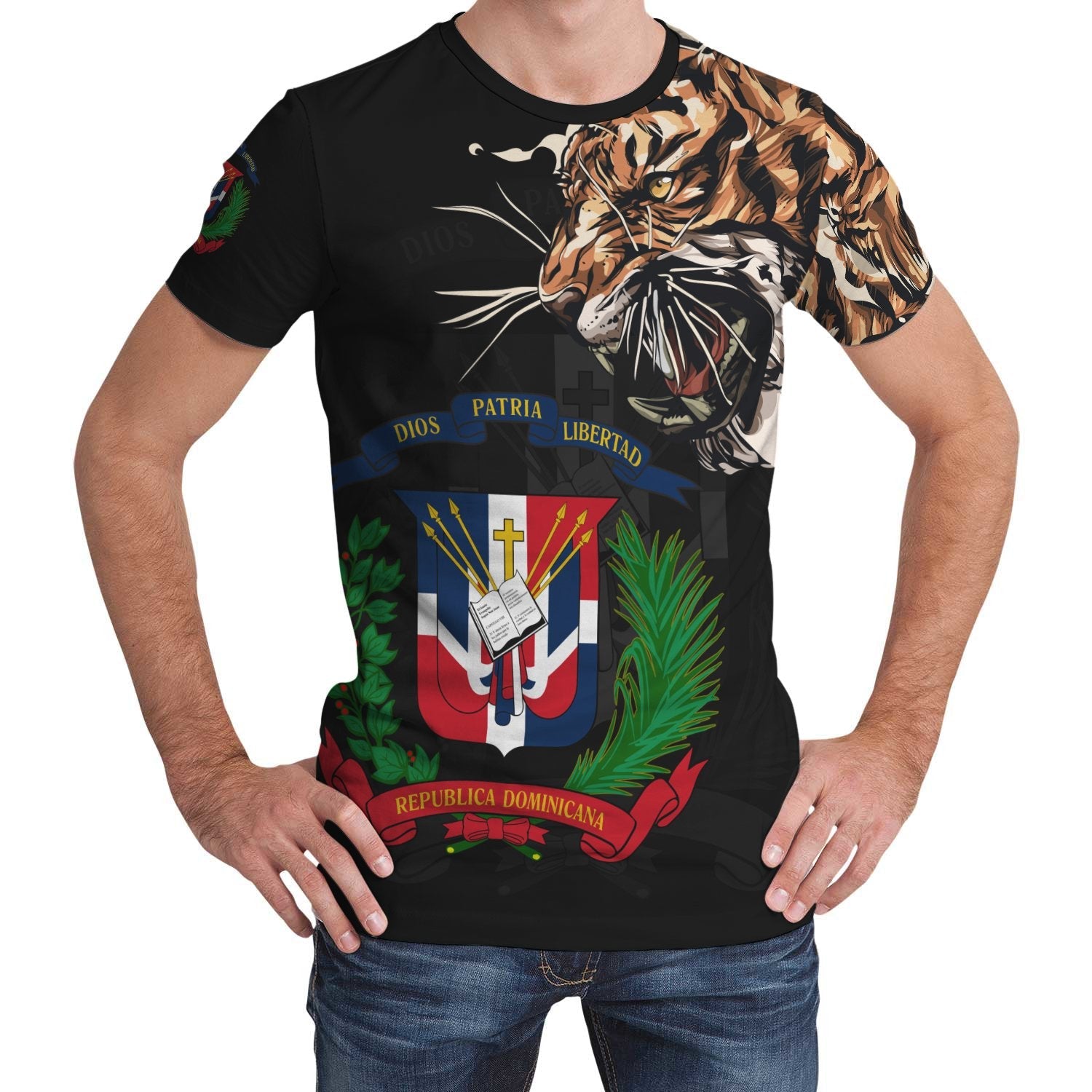 dominican-republic-t-shirt-tiger-special-version