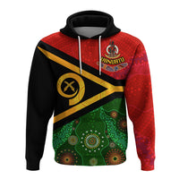 Vanuatu With Aboriginal Patterns Hoodie LT20 - Wonder Print Shop
