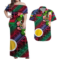 Vanuatu Shefa Matching Hawaiian Outfits For Couples Independence Be Proud LT8 - Wonder Print Shop