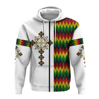 Ethiopian Art Cross Hoodie LT12 - Wonder Print Shop