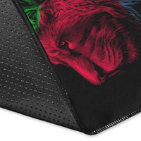 (Custom Personalised) Asmara Eritrean Area Rug Eritrea Lion Proud Olive Symbol LT13 - Wonder Print Shop