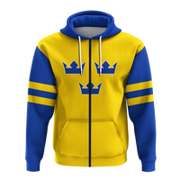 Custom Sweden Hockey Pride Hoodie LT12 - Wonder Print Shop