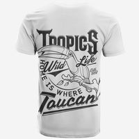 Belize Taucan Style T Shirt Ver2 White LT20 - Wonder Print Shop