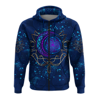 Celtic Moon Elven Style Hoodie LT12 - Wonder Print Shop