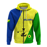 Custom Malampa Province Vanuatu Zip Up Hoodie Flag Style LT12 - Wonder Print Shop