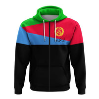 Eritrea Zip Up Hoodie Flag Style LT12 - Wonder Print Shop