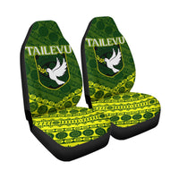 Tailevu Rugby Union Fiji Car Seat Covers Tapa Pattern LT12 - Wonder Print Shop