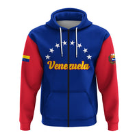 Custom Venezuela Baseball Pride Zip Hoodie LT12 - Wonder Print Shop