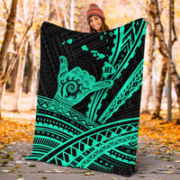 hawaii-shaka-polynesian-tribal-turquoise-blanket