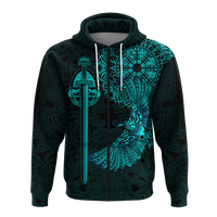 Viking Raven Tattoo Art Hoodie LT12 - Wonder Print Shop
