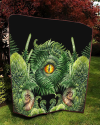 Eyes Dinosaur Quilt Seashell and Fern LT4 - Wonder Print Shop
