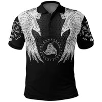 Viking Polo Shirt Muninn Tattoo RLT12 - Wonder Print Shop
