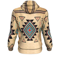 Geometric United Tribal Of Native American Design 3D Pullover Hoodie LT10 - Wonder Print Shop