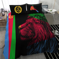 Asmara Eritrean Bedding Set Eritrea Lion Proud Olive Symbol LT13 - Wonder Print Shop