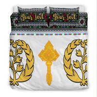 (Custom Personalised) Eritrea Tibeb Bedding Set Eritrean Cross Mix Flag Ver.02 LT13 - Wonder Print Shop