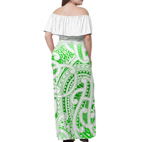 custom-personalised-new-zealand-off-shoulder-long-dress-nz-maori-green