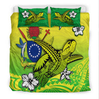 Cook Islands Bedding Set Loved Polynesian Turtle LT13 - Wonder Print Shop