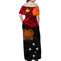 papua-new-guinea-off-shoulder-long-dress-polynesia-style-flag