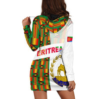 Eritrea Hoodie Dress Kente Pattern LT13 - Wonder Print Shop