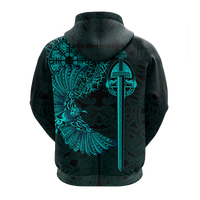 Viking Raven Tattoo Art Hoodie LT12 - Wonder Print Shop