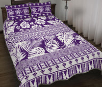 Hawaii Quilt Bed Set Pattern Version Unique Purple LT13 - Wonder Print Shop