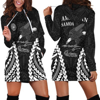 American Samoa Hoodie Dress Eagle mix Polynesian LT13 - Wonder Print Shop