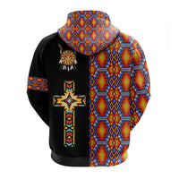 Native American Navajo Cross Heritage Hoodie LT12 - Wonder Print Shop