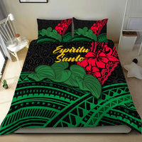 Vanuatu Espiritu Santo Bedding Set Kava With Hibiscus LT12 - Wonder Print Shop
