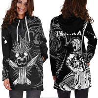 Hawaii Ikaika Warrior Hoodie Dress LT2 - Wonder Print Shop