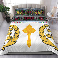 (Custom Personalised) Eritrea Tibeb Bedding Set Eritrean Cross Mix Flag Ver.02 LT13 - Wonder Print Shop