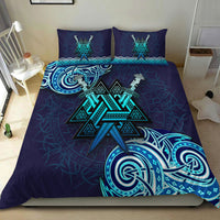 Viking Valknut Tattoo Art Bedding Set LT12 - Wonder Print Shop