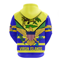 US Virgin Islands Zip Hoodie Egales with Seal LT4 - Wonder Print Shop