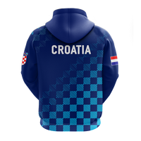 Croatia Hoodie Football 2022 Champions Pride Blue LT12 - Wonder Print Shop