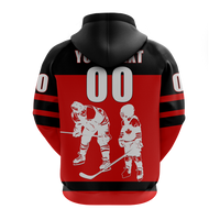 Custom Canada Hockey Team Supporter Fathers Day Hoodie LT12 - Wonder Print Shop