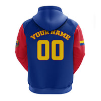 Custom Venezuela Baseball Pride Zip Hoodie LT12 - Wonder Print Shop