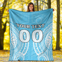 custom-personalised-cook-islands-mauke-blanket-tribal-pattern