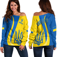 Ukraine Off Shoulder Sweater Always Proud Ukraine LT13 - Wonder Print Shop