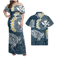 Polynesian Hawaiian Kanaka Maoli Matching Hawaiian Shirt And Dress No.5 LT6 - Wonder Print Shop