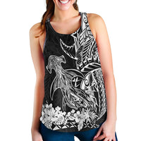 Hawaii Polynesian Women Racerback Tank Wild Hammerhead Sharks LT13 - Wonder Print Shop