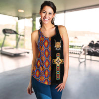 Native American Navajo Cross Heritage Women Tank Top LT12 - Wonder Print Shop