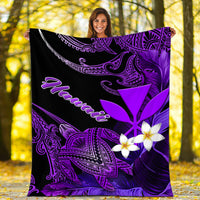 hawaii-turtle-with-plumeria-leaf-purple-blanket-lt12