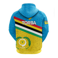 Vanuatu Torba Province Zip Up Hoodie Flag Style LT12 - Wonder Print Shop