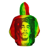 African Hoodie Legend Bob Zip Hoodie - Wonder Print Shop