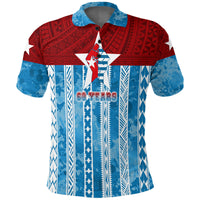 West Papua 60 Years OPM Morning Star with Polynesian Pattern Polo Shirt - Wonder Print Shop