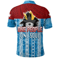 West Papua 60 Years OPM Morning Star with Polynesian Pattern Polo Shirt - Wonder Print Shop