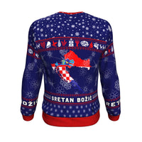 Coat Of Arms Croatia Christmas Sweatshirt - Wonder Print Shop
