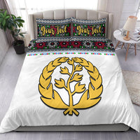(Custom Personalised) Eritrea Tibeb Bedding Set Eritrean Cross Mix Flag Ver.01 LT13 - Wonder Print Shop